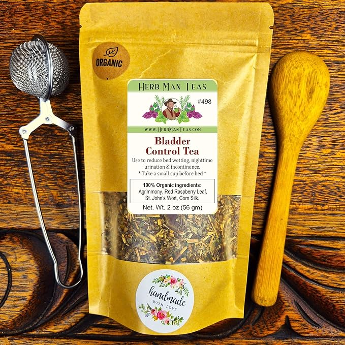 Herbal Tea - Herbal Blend for Nighttime Comfort & Fewer Bathroom Trips — by Master Herbalist Khabir — Organic, Non-GMO, No Additives