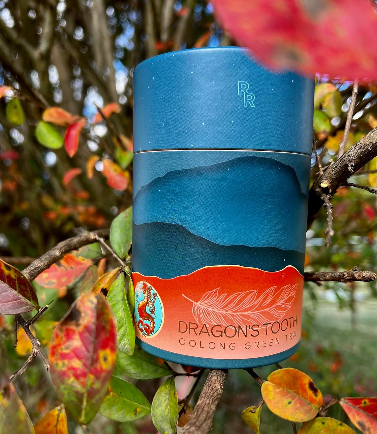 Red Rooster Tea Dragon’s Tooth Oolong – Single Estate Mao Xie Oolong from Anxi County, China – 4oz Loose Leaf Canister – Floral, Buttery, Steamed Greens – Makes ~56 Cups