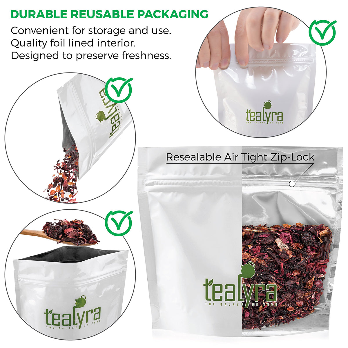 Tealyra | Cherry Goddess Loose Leaf Herbal Fruit Tea, 110g (4 oz)