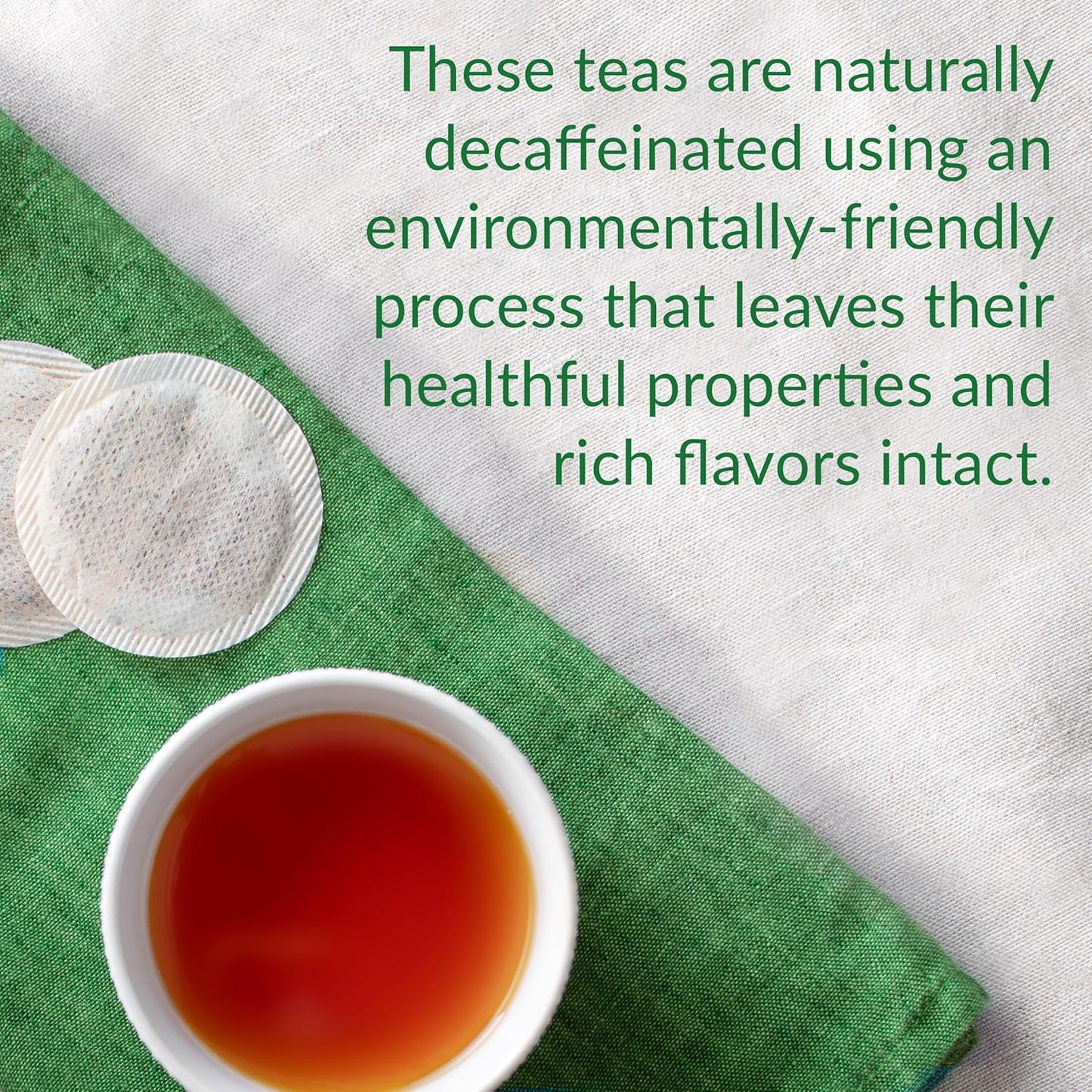 The Republic of Tea — Decaf Apricot Black Tea Tin, 50 Tea Bags, Environmentally-Friendly Decaffeinated Tea