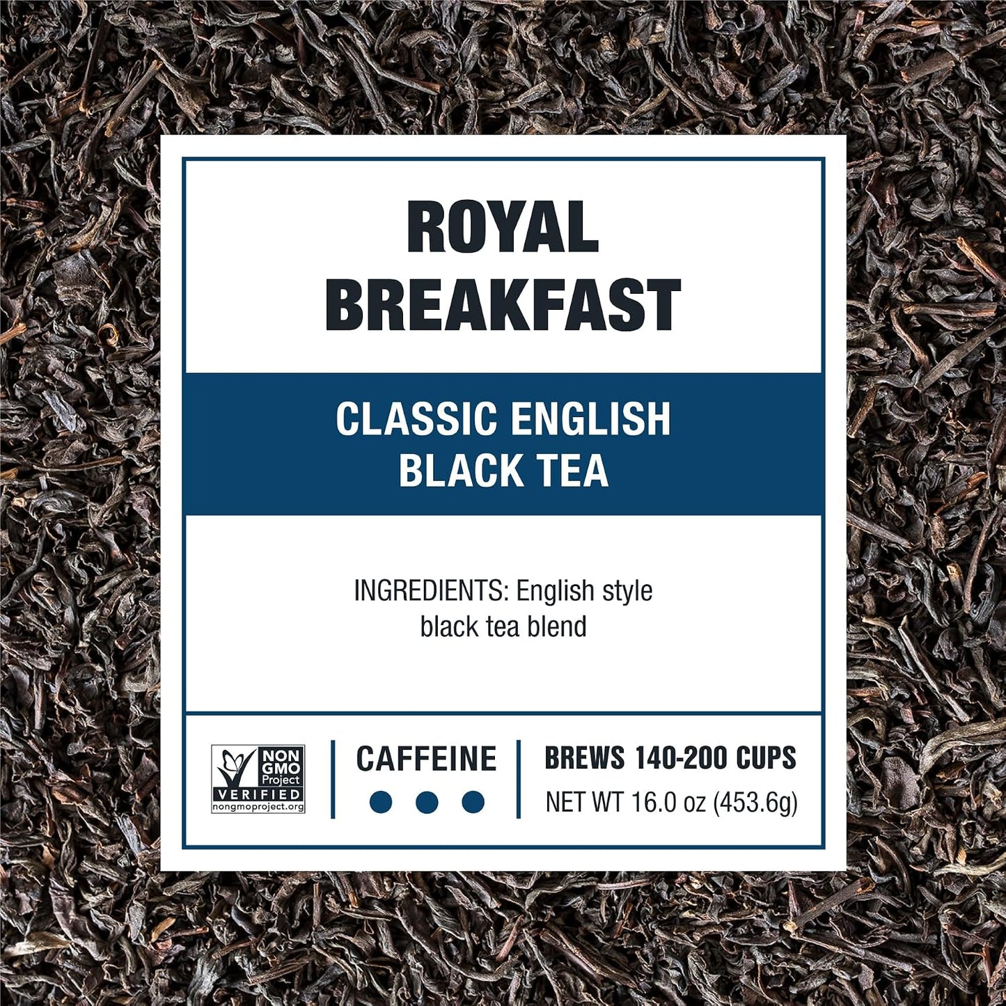Tiesta Tea - Royal Breakfast, Loose Leaf, Classic English Black Tea | Premium High Caffeine Hot &amp; Iced, Brews up to 200 Cups, 16oz Resealable Bulk Pouch