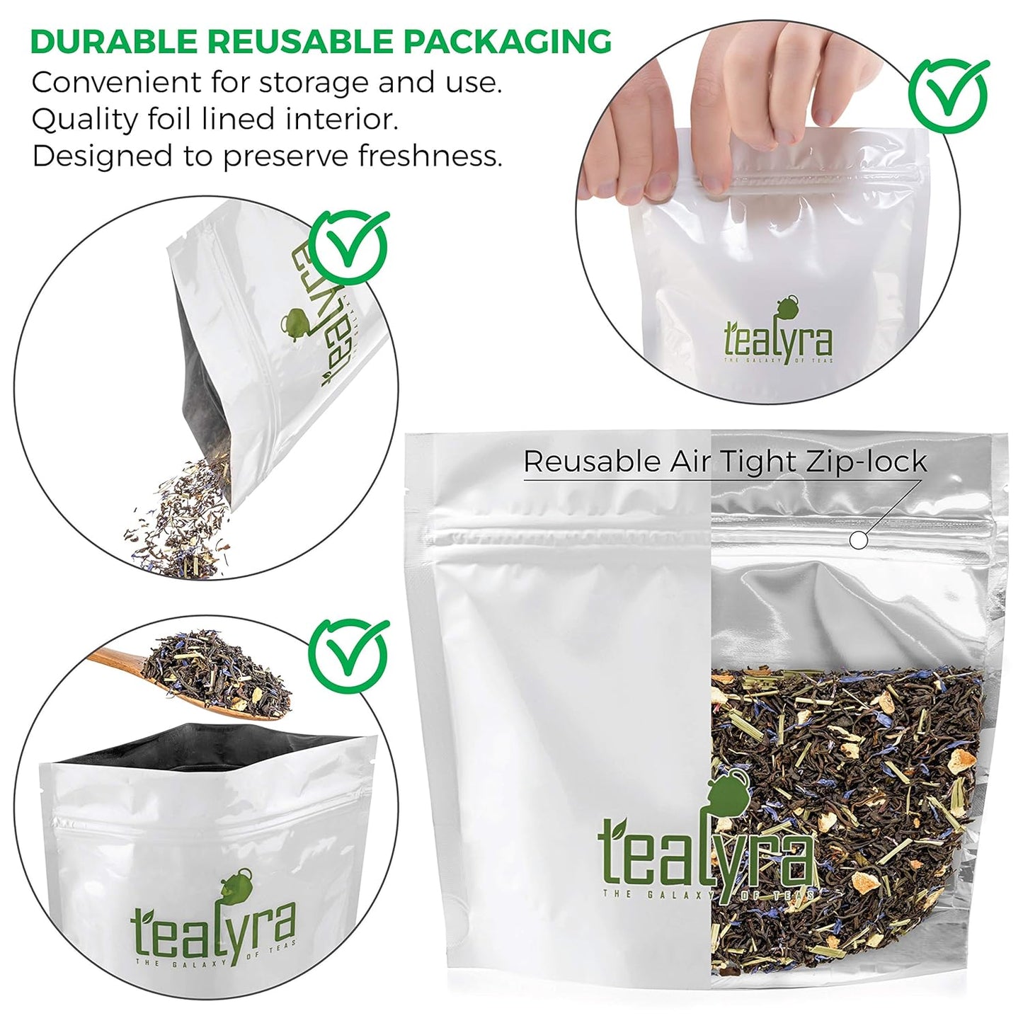 Tealyra - Russian Earl Grey - Orange and Lemongrass - Black Tea - Loose Leaf Tea Blend - Medium Caffeine - 222g (8-ounce)