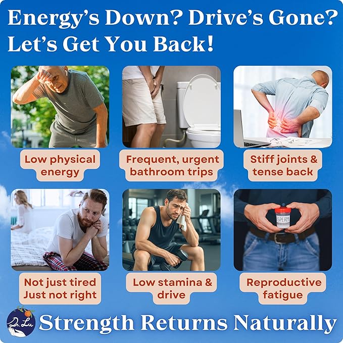 Dr. Lu’s Happy Tea for Guy | 100% Natural Energy Tea for Men | Supports Prostate, Vitality & Fertility | 11-Herb Blend with Maca, Corn Silk & Hibiscus in Corn Fiber Tea Bags Made in USA