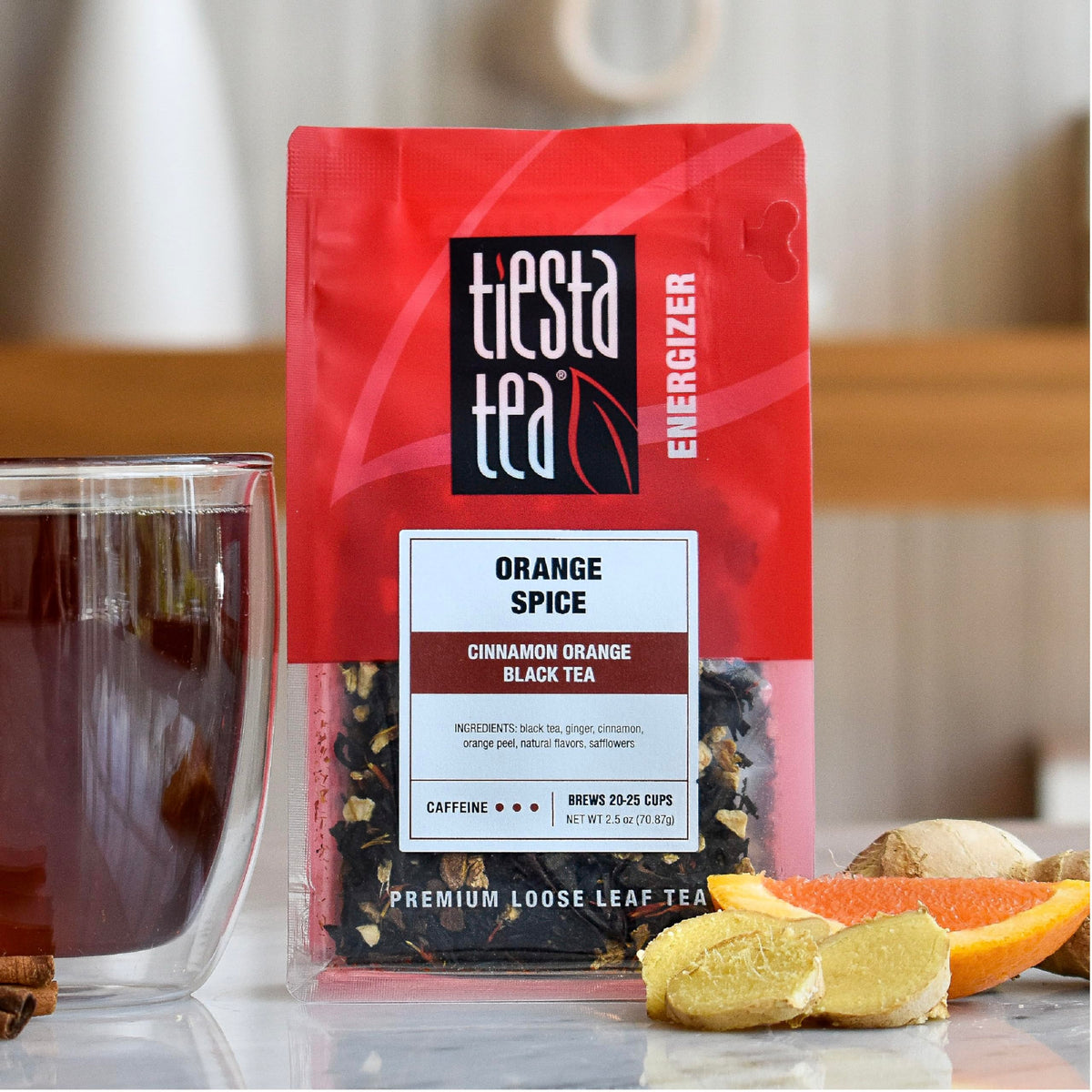 Tiesta Tea - Orange Spice Tea Loose Leaf Cinnamon Orange Black Tea 2.5oz