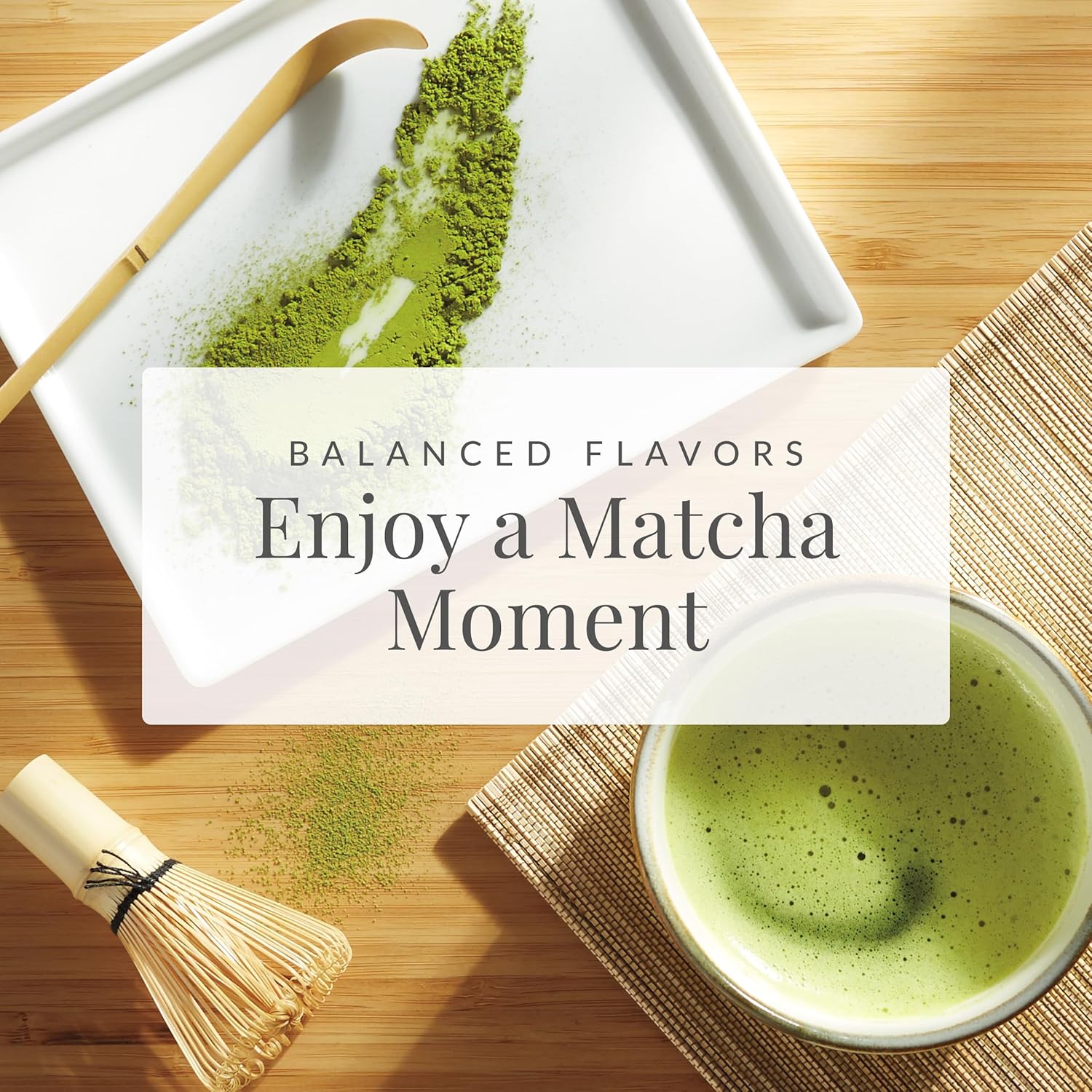 The Republic of Tea Japanese Daily Matcha Powder, 1.5 oz Tin | Matcha Green Tea | Makes 20+ Cups