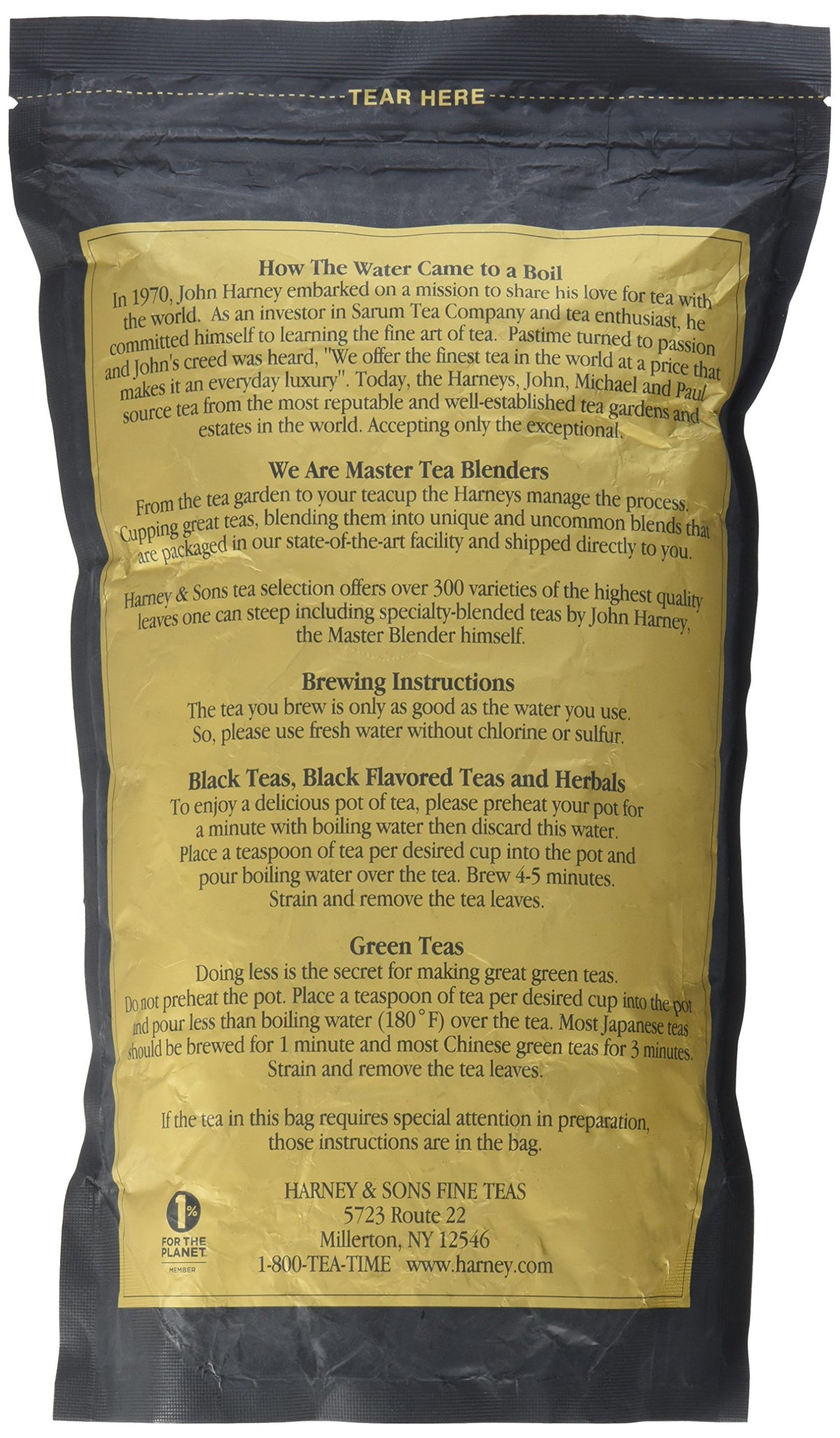 Harney & Sons Herbal Hot Cinnamon Spice Loose Leaf Tea, 16 oz