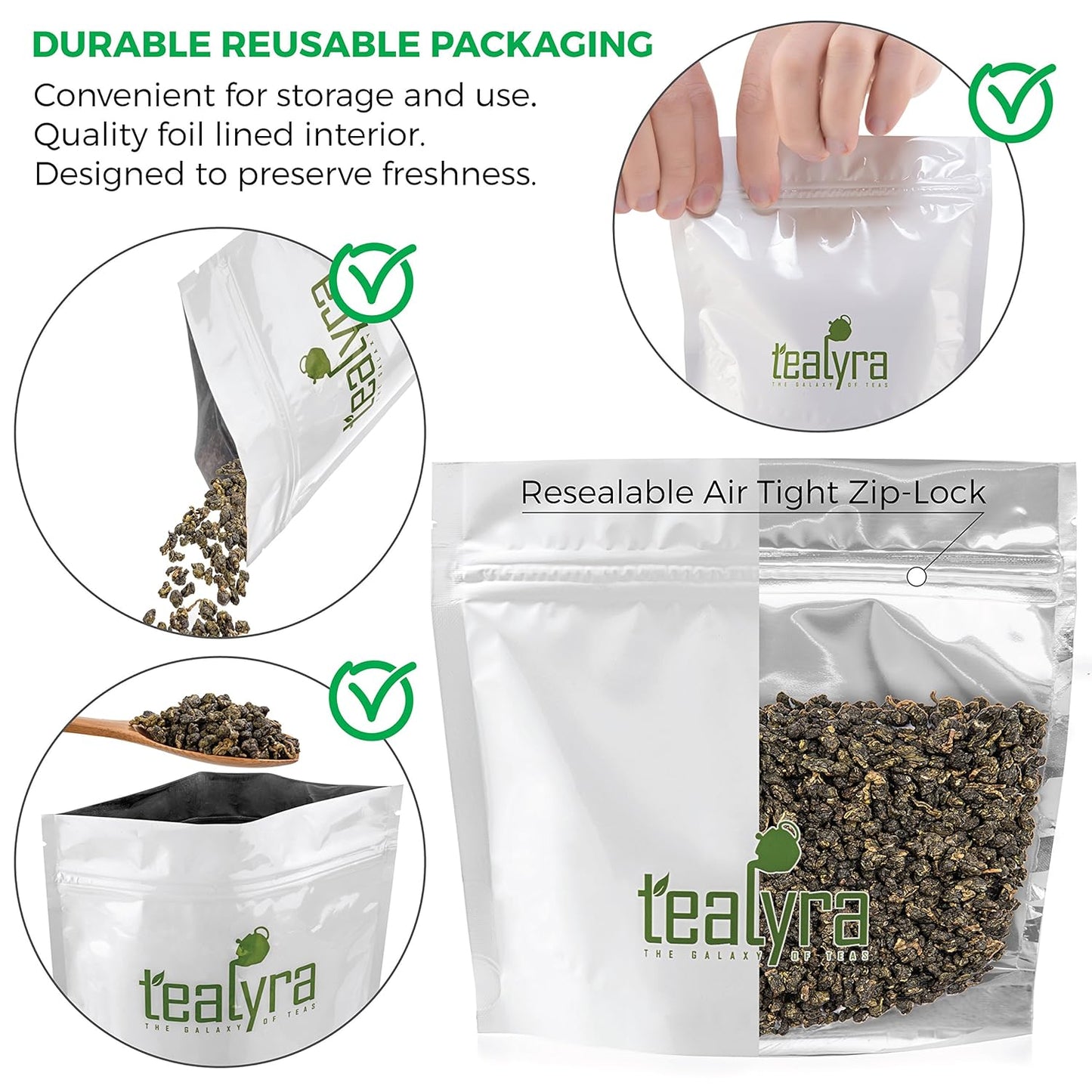 Tealyra - Milk Jin Xuan Oolong - High Mountain Taiwanese Loose Leaf Tea - Great Milky Cream Taste and Aroma - 100g (3.5-ounce)