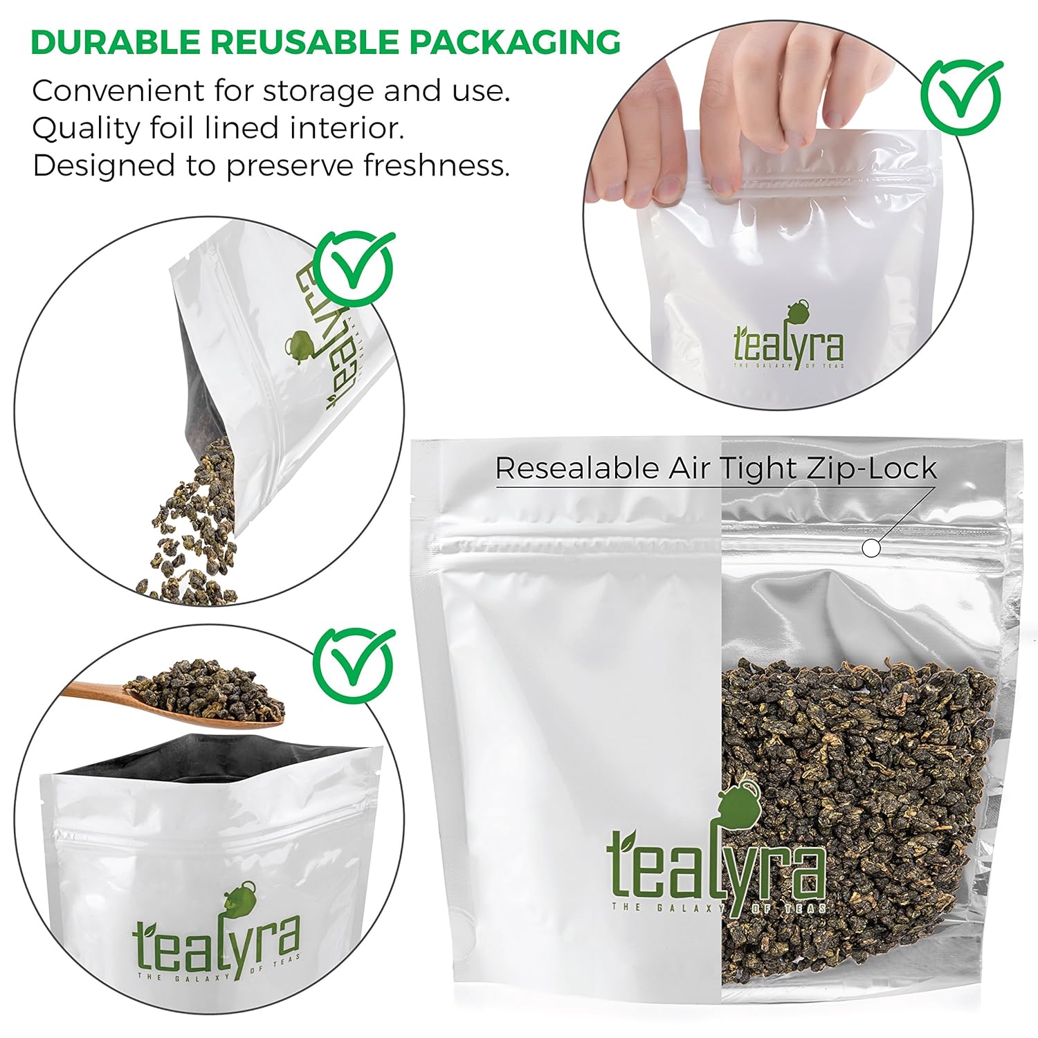 Tealyra - Milk Jin Xuan Oolong - High Mountain Taiwanese Loose Leaf Tea - Great Milky Cream Taste and Aroma - 100g (3.5-ounce)