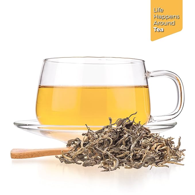 Tealyra - Golden Dragon Yellow Tea - Rare Unique Loose Leaf Tea - Antioxidants Rich - Caffeine Medium - 112g (4-ounce)