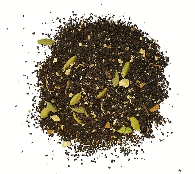 Cochin Masala Chai Tea, Includes Ceylon black tea, Ginger, Cardamom, Coriander, Cinnamon, and Black Pepper - 4 Oz Bag