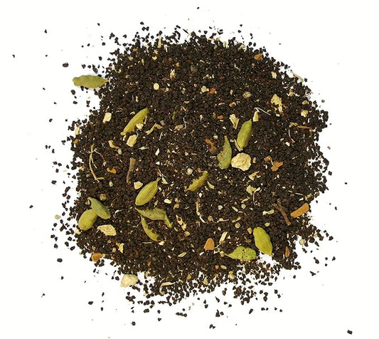 Cochin Masala Chai Tea, Includes Ceylon black tea, Ginger, Cardamom, Coriander, Cinnamon, and Black Pepper - 4 Oz Bag