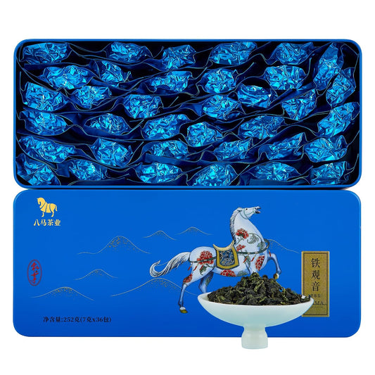 BAMATEA Oolong Tea Authentic Anxi Tieguanyin Iron Goddess, 252g (8.89oz)