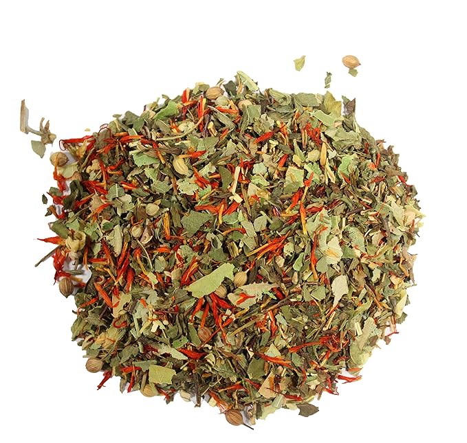 Nelson's Tea Mint Sampler Pack - 5 Variety Pack - Loose Leaf Tea Sampler - BlackberryMint 2oz, Lemon Ginger Mint 1.6 oz, MangoMint Peach 2oz