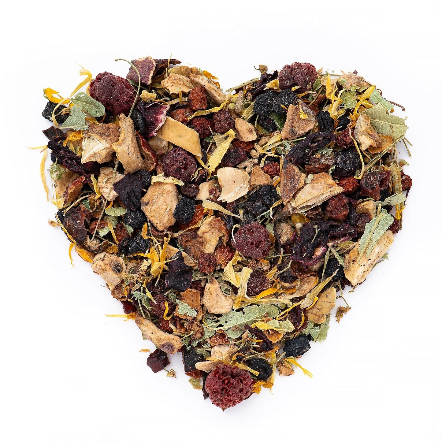 Linden &amp; Raspberry Herbal Tea Loose Leaf 4oz. - Caffeine Free Herbal Blend