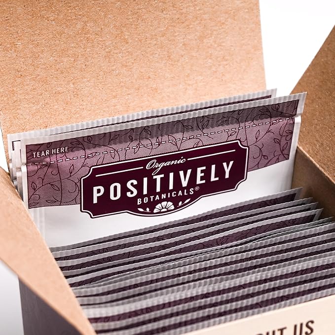 Organic Positively Botanicals Company, Hyssop Herbal Tea Bags, 20 Count