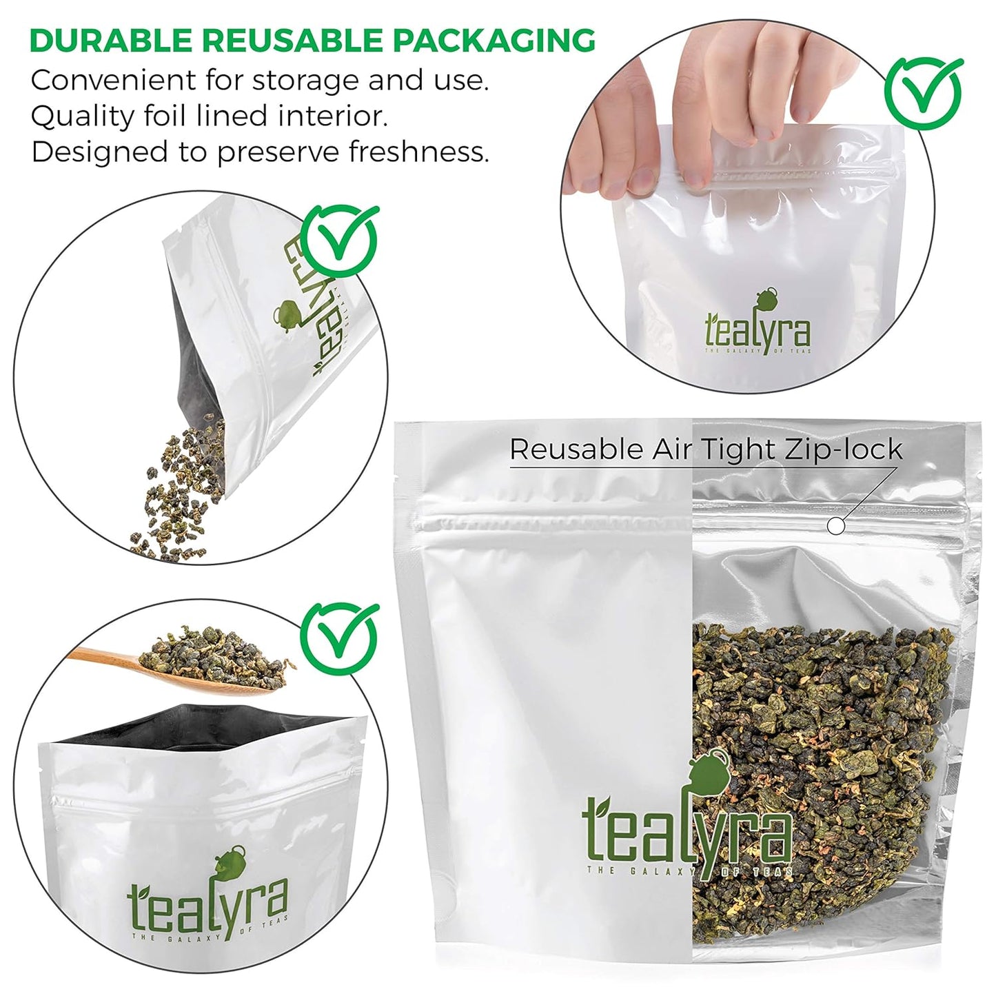 Tealyra - Osmanthus Gui Hua Oolong - Taiwanese Oolong Loose Leafe Tea - Sweet and Aromatic Taste - Naturally Produced - 110g (4-ounce)