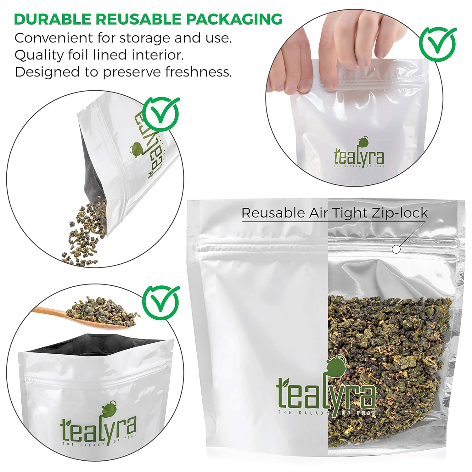 Tealyra - Osmanthus Gui Hua Oolong - Taiwanese Oolong Loose Leafe Tea - Sweet and Aromatic Taste - Naturally Produced - 110g (4-ounce)
