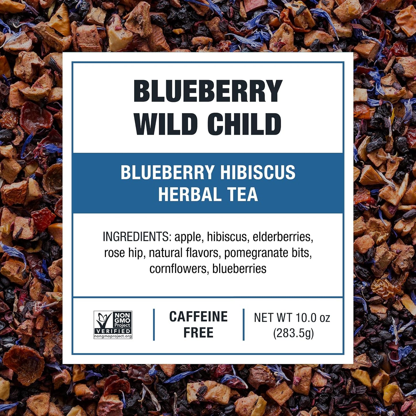 Tiesta Tea - Blueberry Wild Child Cold Brew, Loose Leaf | Blueberry Hibiscus Herbal Tea, Non-Caffeinated Iced Blend, Cold Brew Packets, Makes 64oz Pitcher Per Bag (Pack of 10)