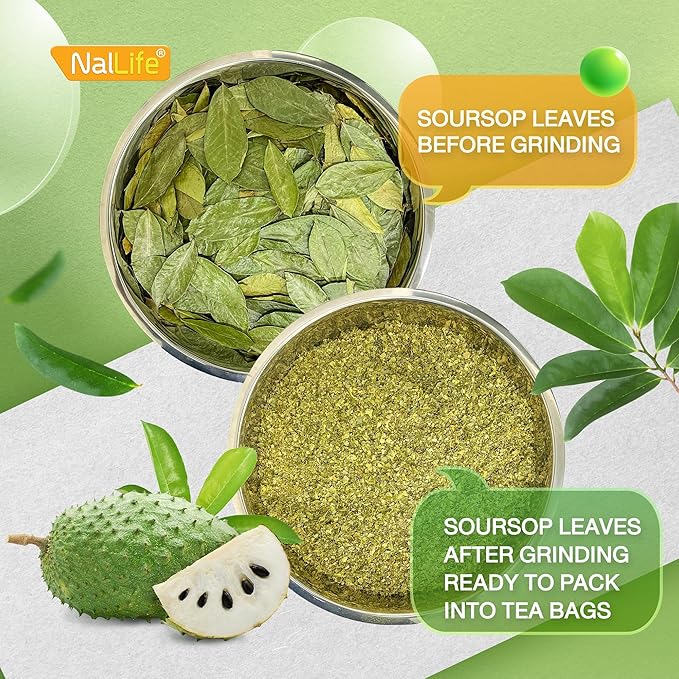 NalLife Soursop Leaves Tea pack of 50 Tea Bags