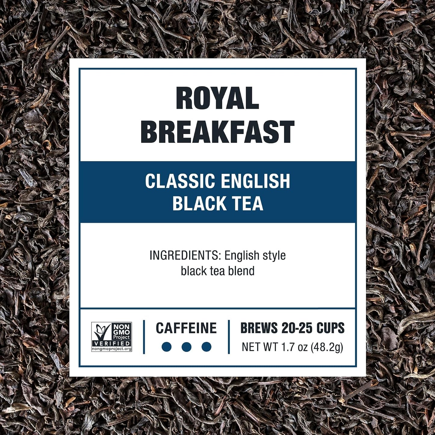 Tiesta Tea - Royal Breakfast, Loose Leaf, Classic English Black Tea | Premium Blend, High Caffeine Hot &amp; Iced, Brews Up to 25 Cups, 1.7 Ounce Resealable Pouch