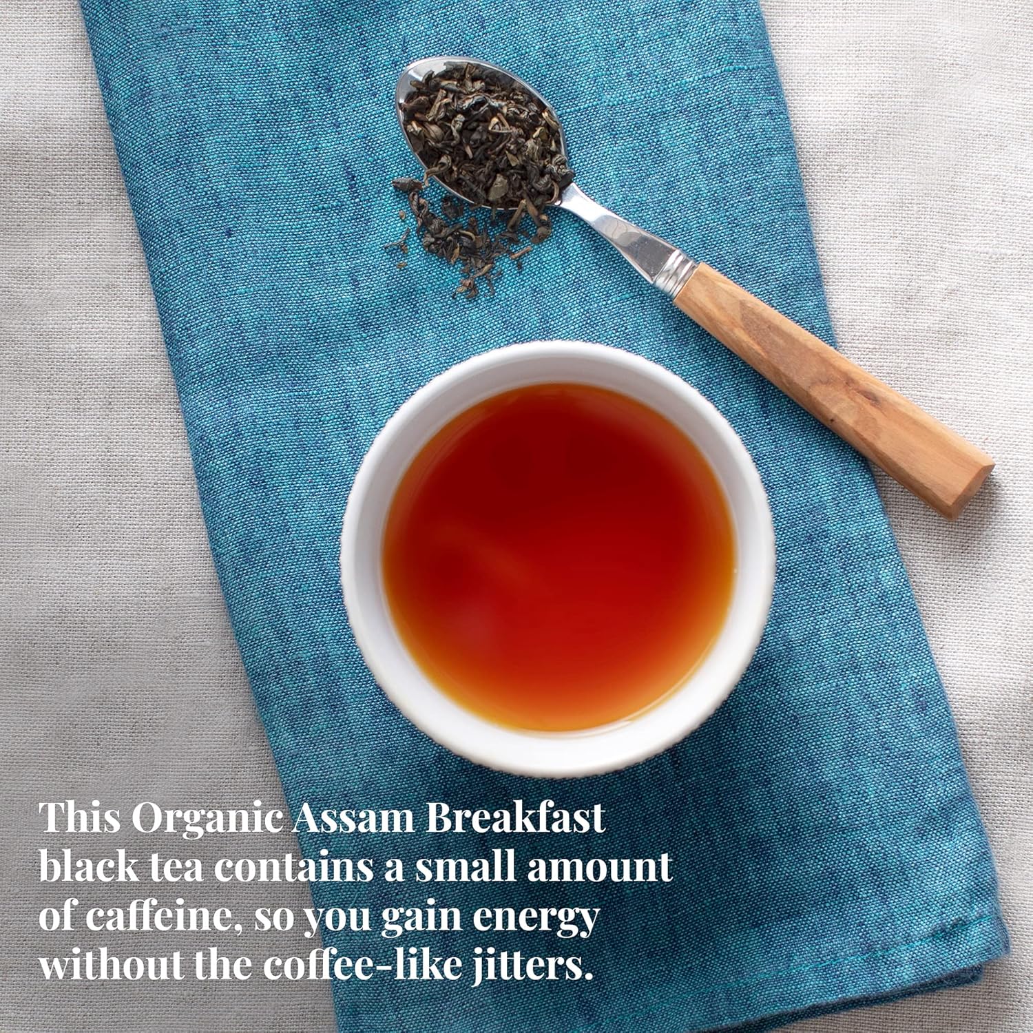 The Republic of Tea Organic Assam Breakfast Black Full-Leaf Loose Tea | 3.5 Oz Tin | Steeps 50 Cups