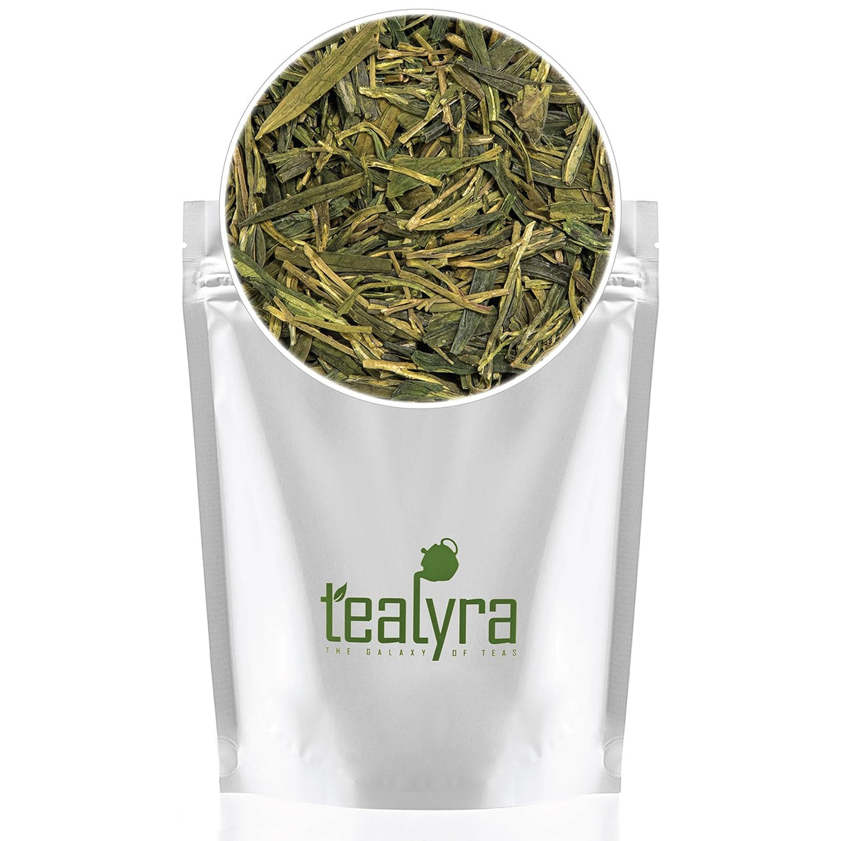 Tealyra | Long Jing Dragon Well Loose Leaf Green Tea, 8 oz