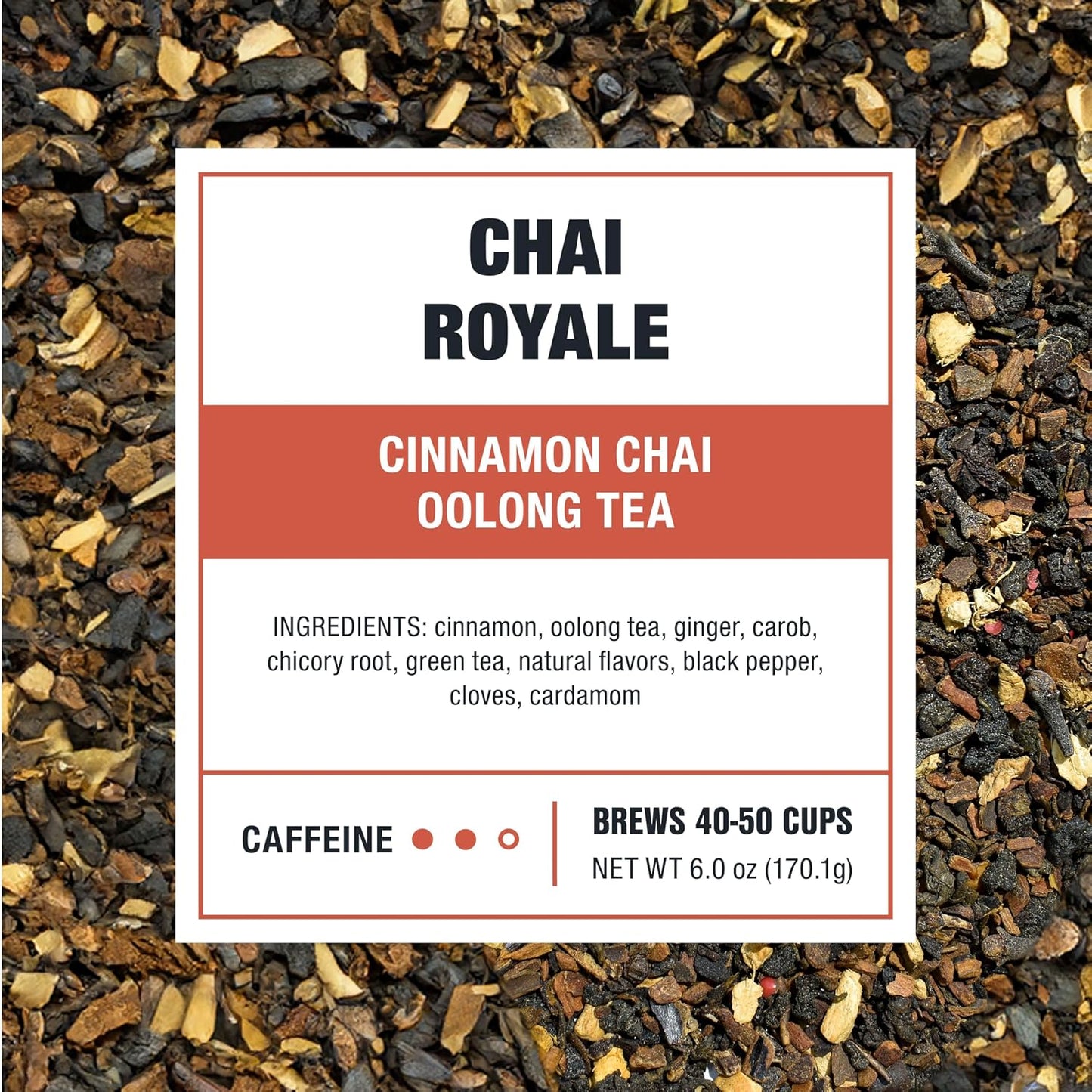 Tiesta Tea - Chai Royale Tea, Loose Leaf, Cinnamon Chai Oolong Tea | Premium Medium Caffeine Tea Blend, Make Hot or Iced &amp; Up to 50 Cups, 6 oz Refillable Tin