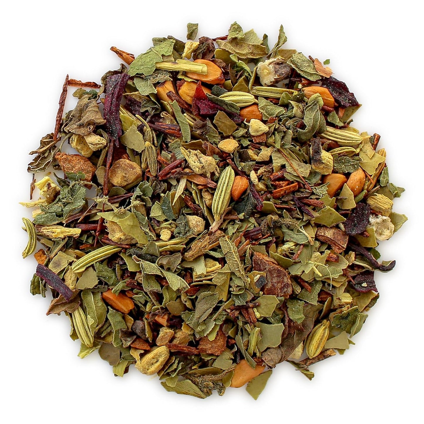 Teabloom Purify and Renew Loose Leaf Herbal Tea with Lemon, Herbs & Yerba Maté | Lightly Caffeinated Garden-Inspired Blend | Canister Makes 35–50 Cups | Gift-Ready Reusable Tin