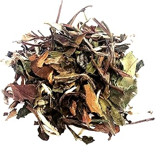 Nelson's Tea - Simply White - Loose Leaf White Tea - Tea Loose Leaf - Lightly Caffeinated - Premium Peony Tea Leaves - 1.1 oz.
