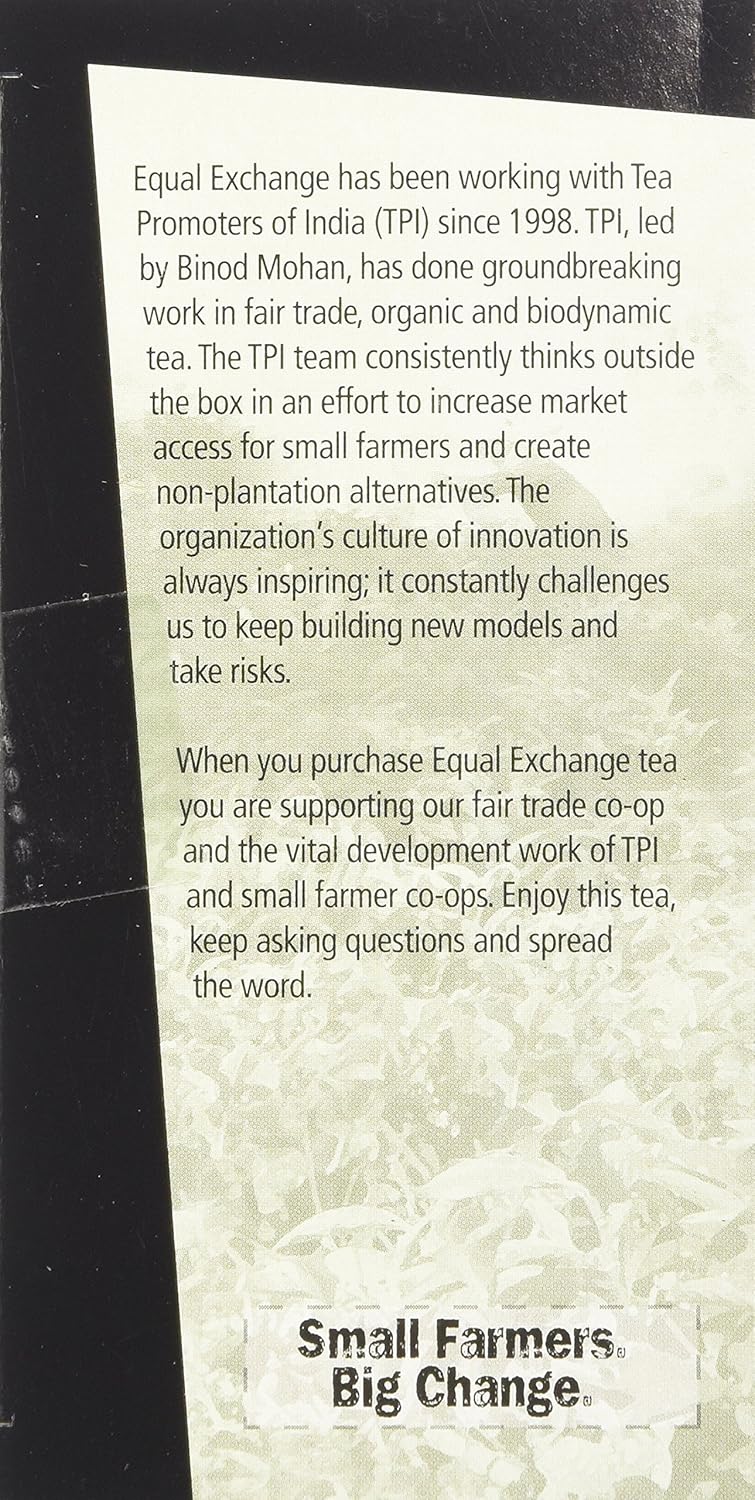 Equal Exchange Organic Green Tea, 20-Count (Pack of 3)