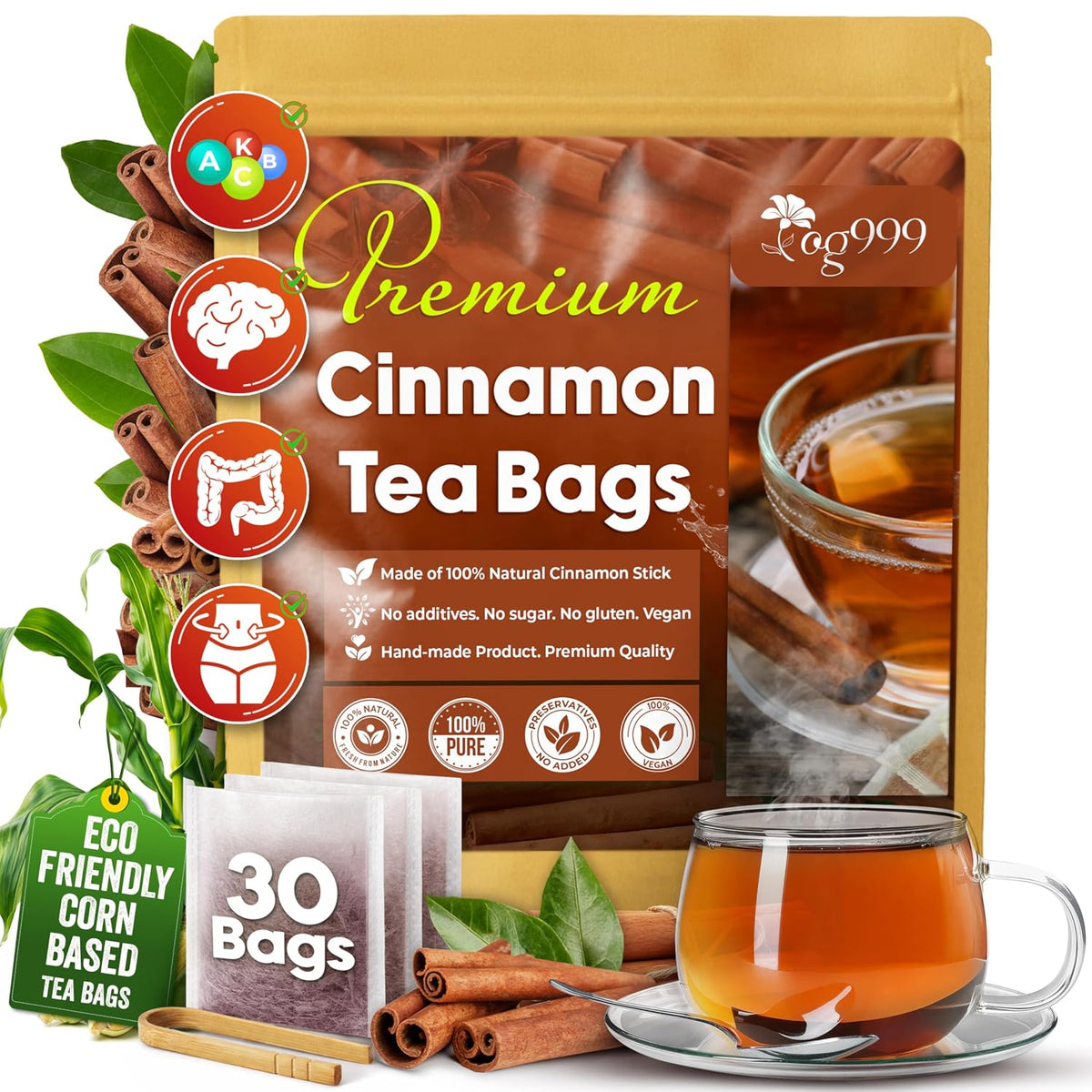 TOG999 Ceylon Cinnamon Tea Bags