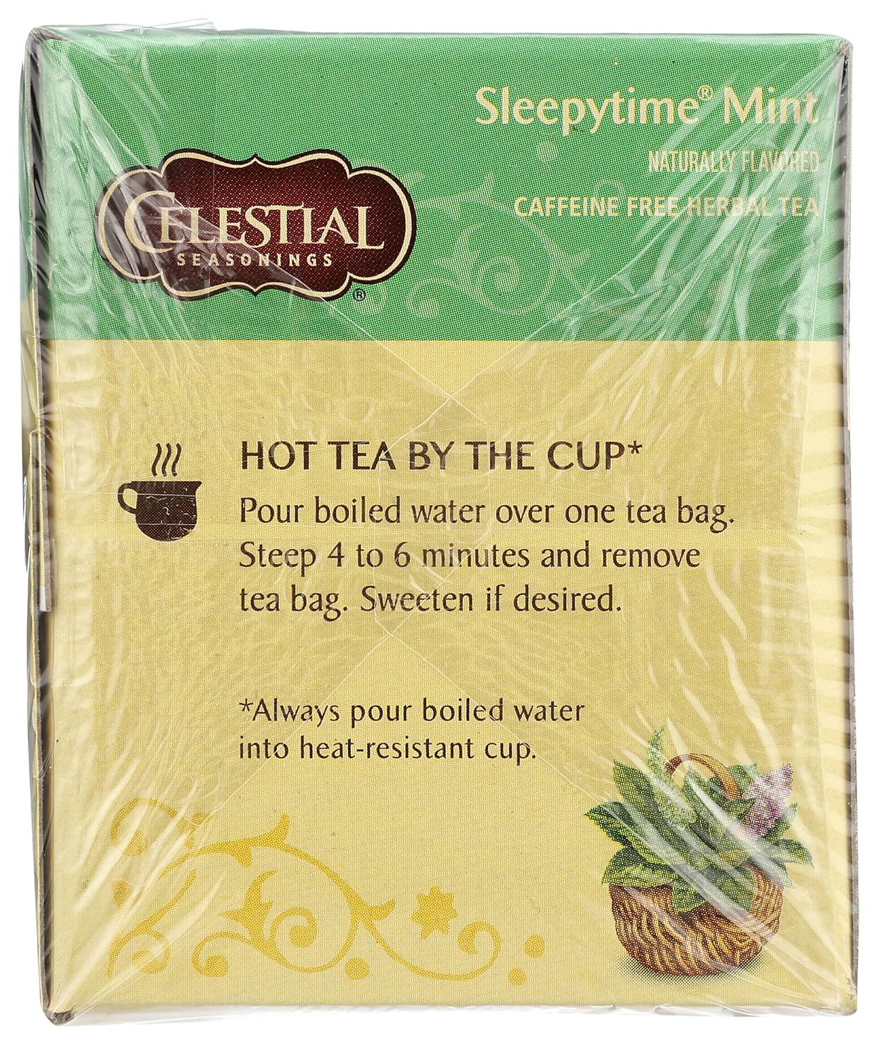 Celestial Seasonings Tea Sleepy time Mint 20 Bag, 20 ct