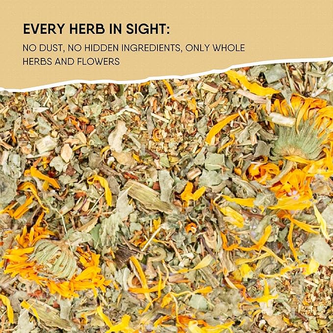 Herbal Detox Tea Blend with Dandelion Root Calendula Echinacea Oregano St. John's Wort Milk Thistle Kidney & Liver Health (Herbal Tea)