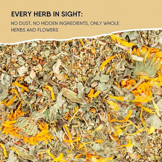 Herbal Detox Tea Blend with Dandelion Root Calendula Echinacea Oregano St. John's Wort Milk Thistle Kidney & Liver Health (Herbal Tea)