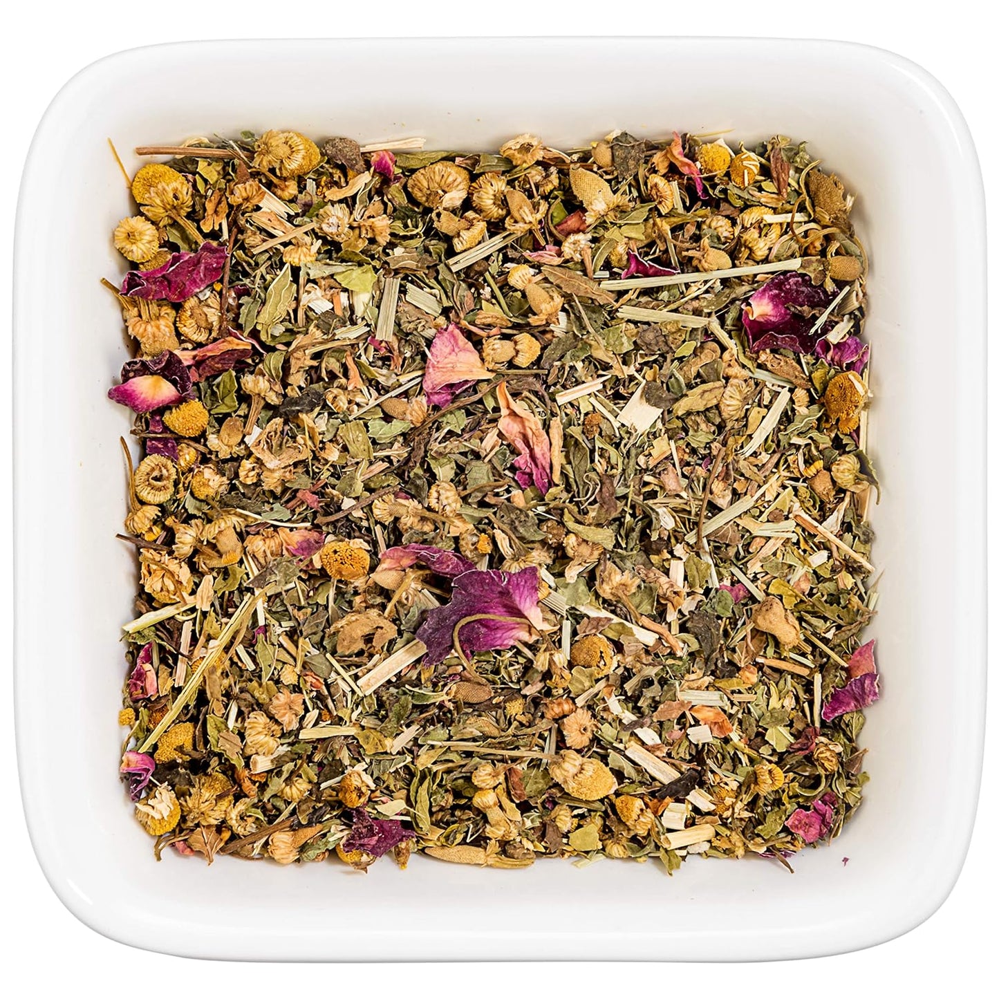 Tealyra - Bedtime - Chamomile - Spearmint - Hemp Leaves - Relaxing Herbal Loose Leaf Tea - Sleep and Calm - All Natural - 112g (4-ounce)
