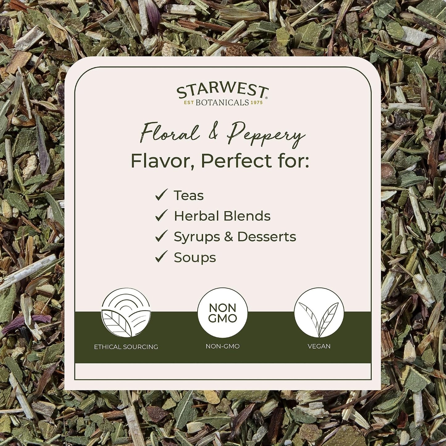 Starwest Botanicals Dried Echinacea Angustifolia Organic - 4 oz Pouch | Loose Leaf Herb for Tea &amp; Natural Herbal Blends, Cut &amp; Sifted, Certified Kosher, Non-GMO