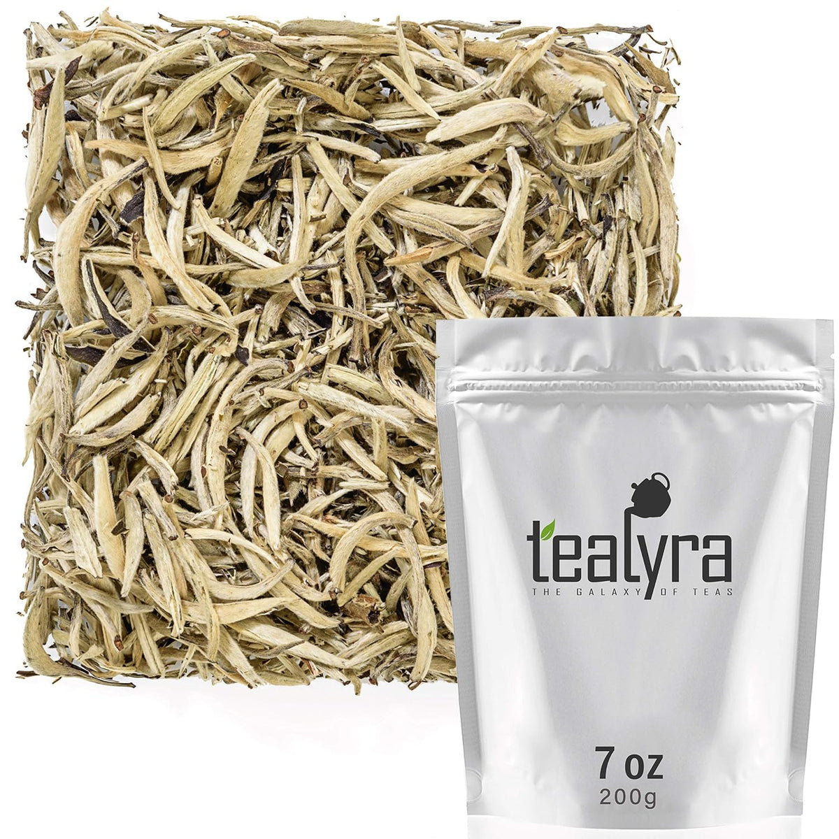 Tealyra | Imperial Yunnan Silver Needle Loose Leaf White Tea, 200g (7 oz)
