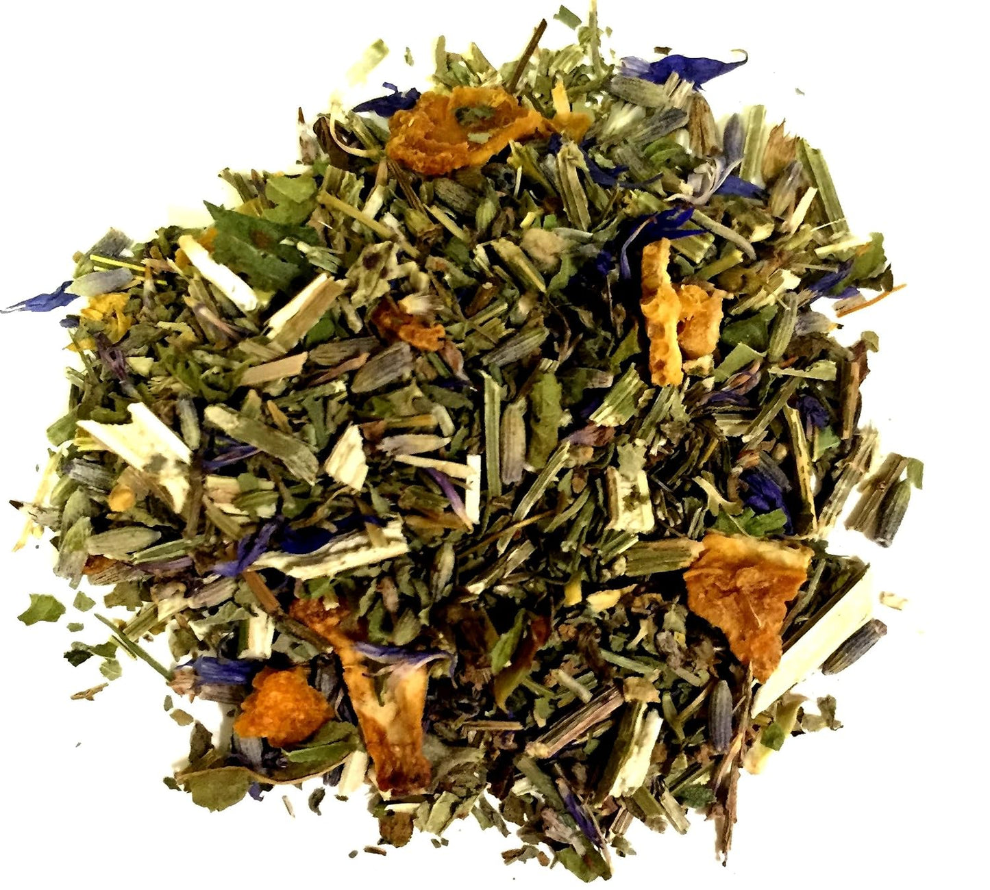 Nelson's Tea Lavender Orange Herbal Loose Leaf Tea, Sample 0.3 Oz | California Poppy • Catnip • Caffeine Free • Tea • Loose Leaf Tea • Lavender Orange