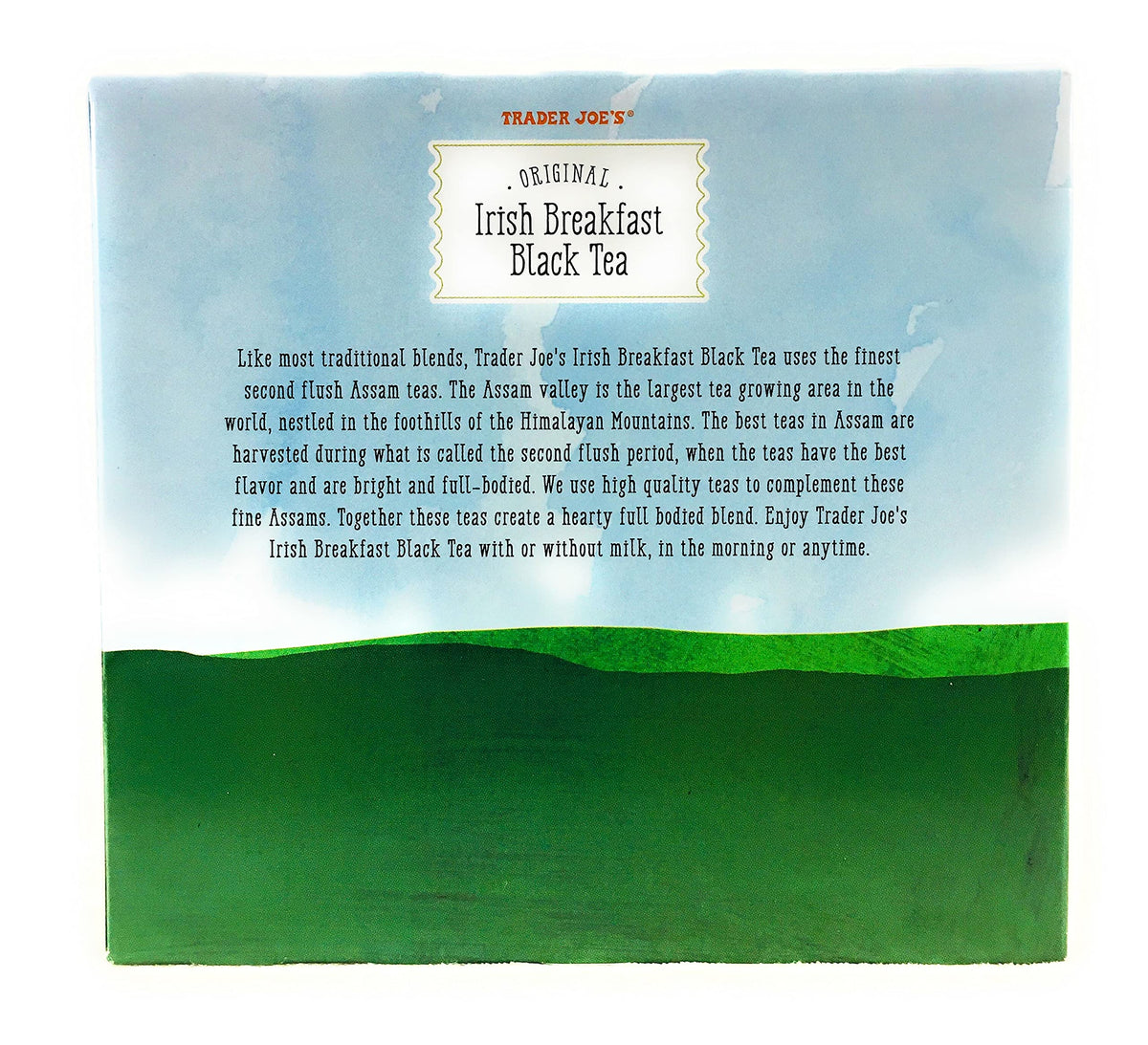 TJ's Trader Joe's Original Irish Breakfast Tea (80 Black Tea Bags Per Box)