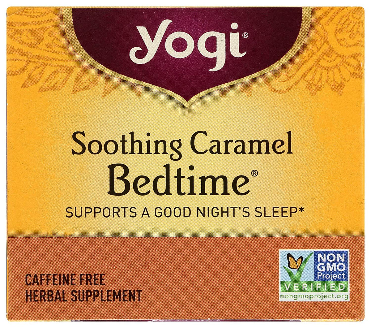 Yogi Tea, Soothing Caramel Bedtime, 16 Count - Pack of 2