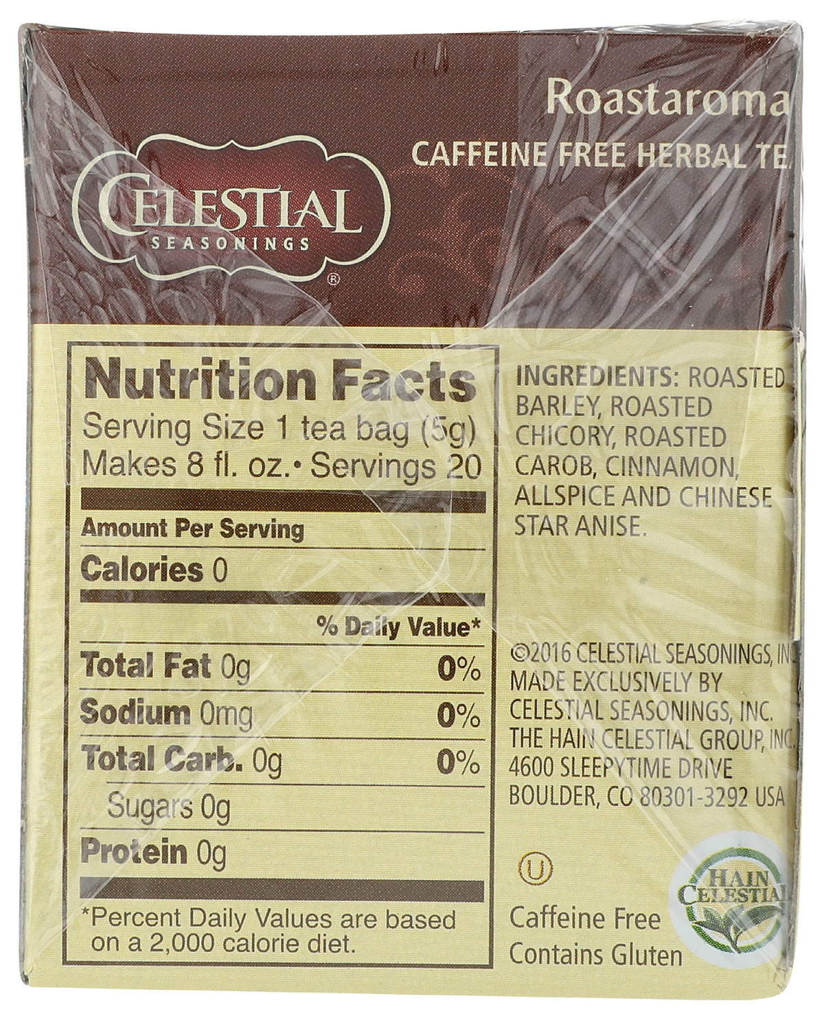 Celestial Seasonings Roastaroma Tea, 20 ct