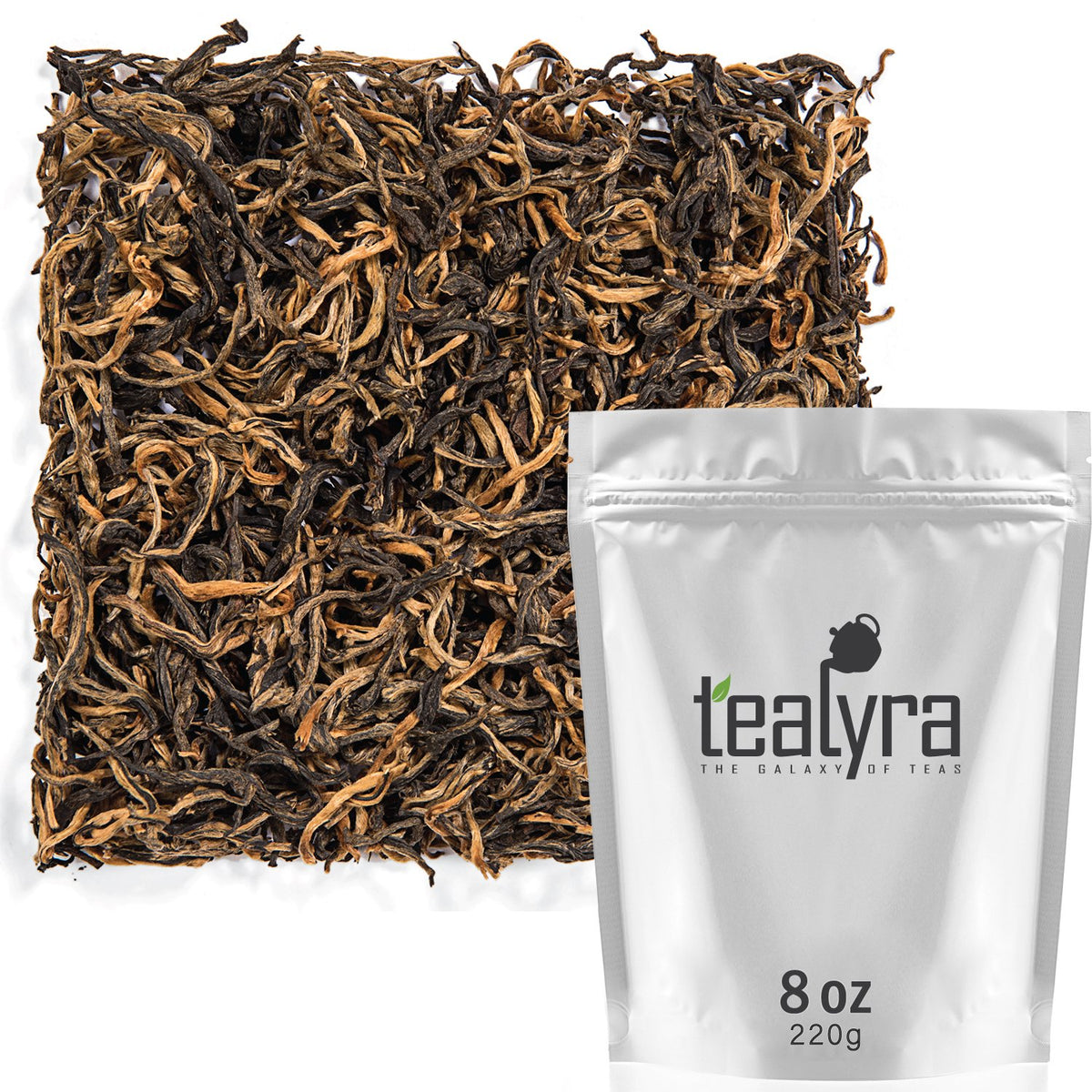 Tealyra Yunnan Golden Special Loose Leaf Black Tea, 220g (8 oz)