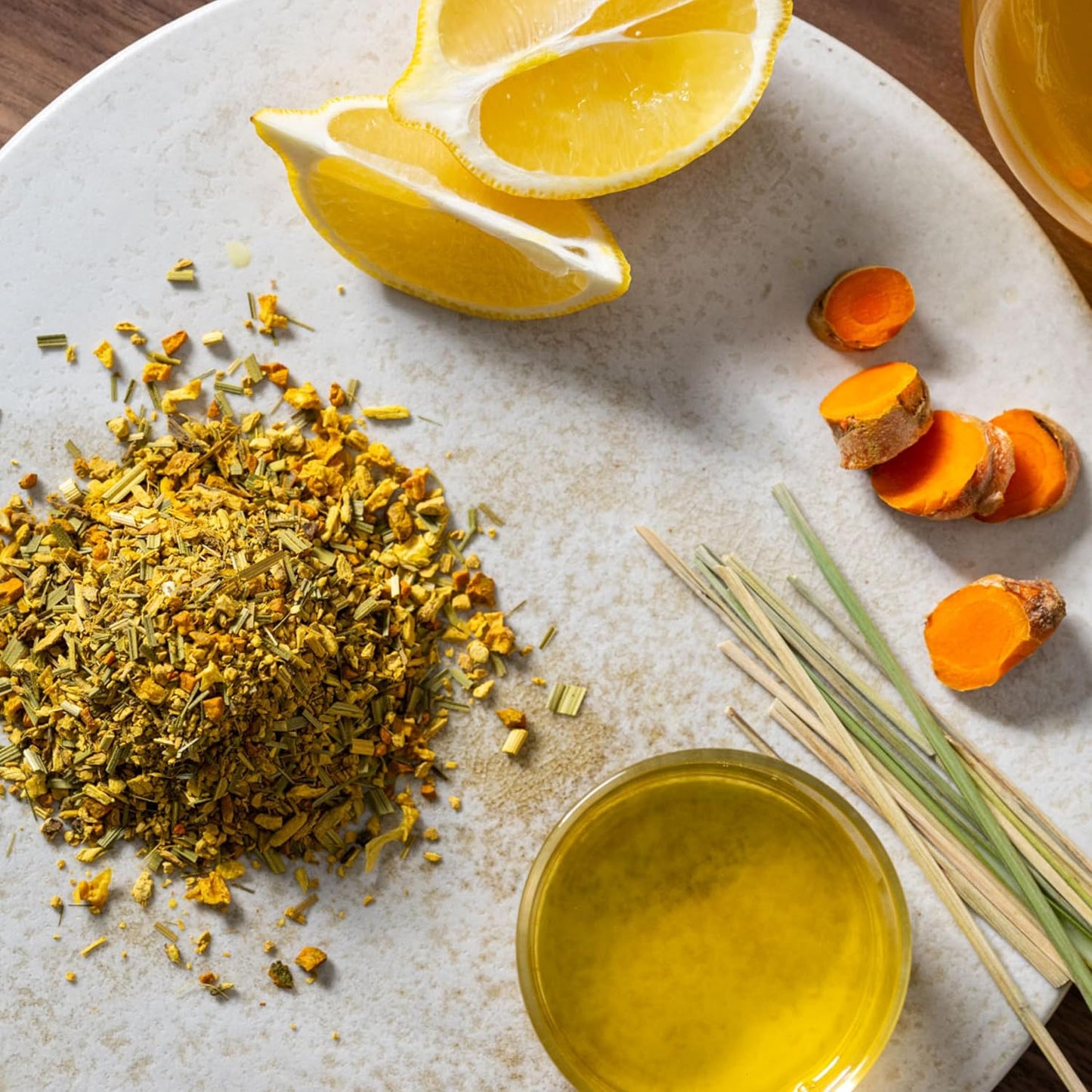 Rishi Tea Turmeric Ginger Organic Loose Leaf Tea, Caffeine Free, 1lb | Spicy Ginger and Citrus Herbal Tea Blend, Enjoy Hot or Iced, Sustainable, 56+ Servings