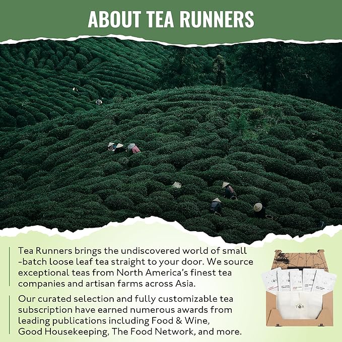Tea Runners Dessert Teas Variety Pack – Apple Cinnamon French Toast, Blueberry Cinnamon Crumble, Caramel Toffee Pu-erh, Crème Brulee Black & Salty Caramel Pumpkin – 0.75 Oz each Pack of 5