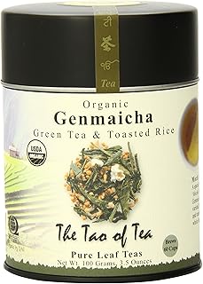 The Tao of Tea, Genmaicha Green Tea And Toasted Rice, Loose Leaf, 3.5 Ounce Tin