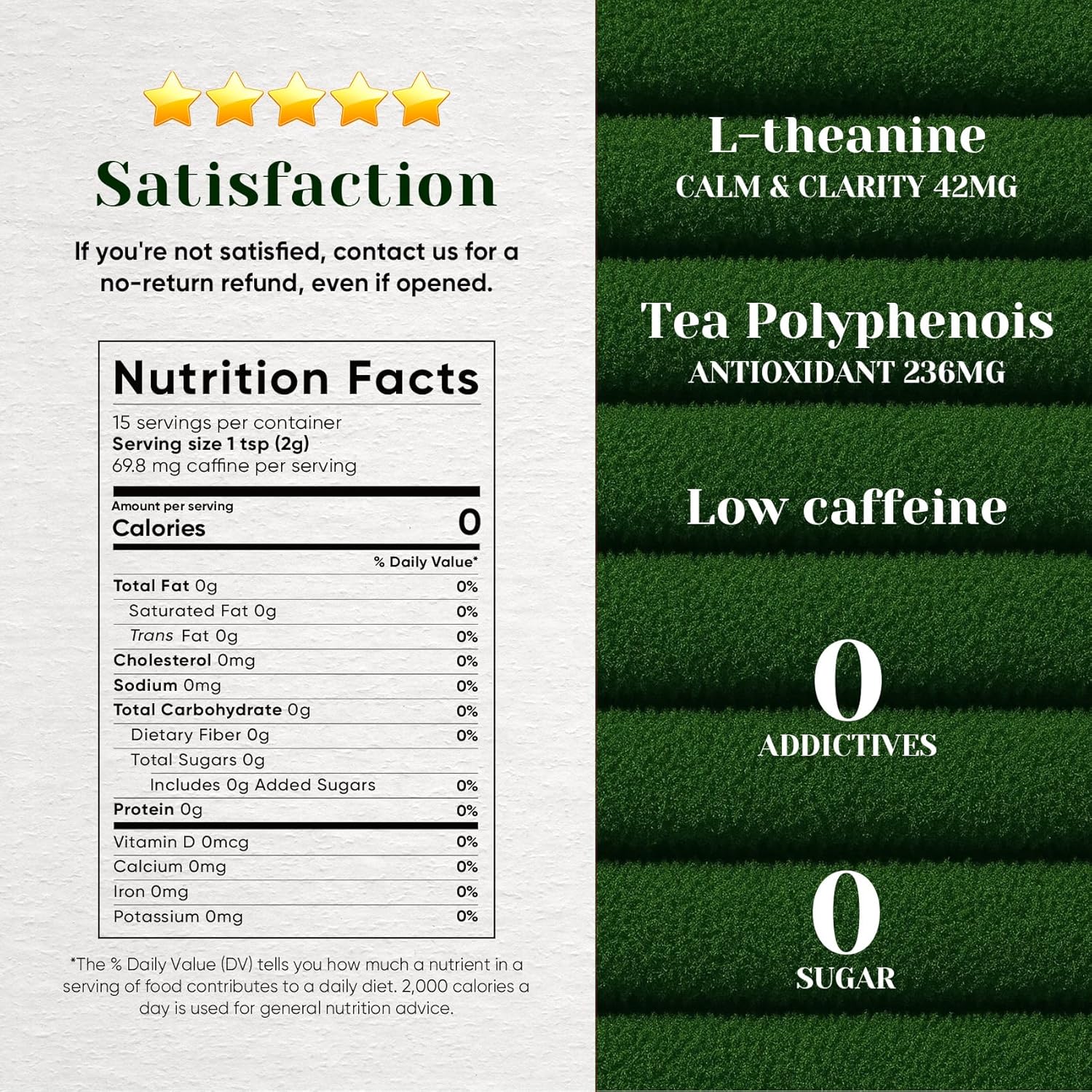 Venture Pal Superior Ceremonial Grade Matcha Powder, 100% Pure First Harvest Matcha Powder, Shade Grown Green Tea – Vegan, Gluten-Free, No Additives, Unsweetened (30g/1.06oz Tin)