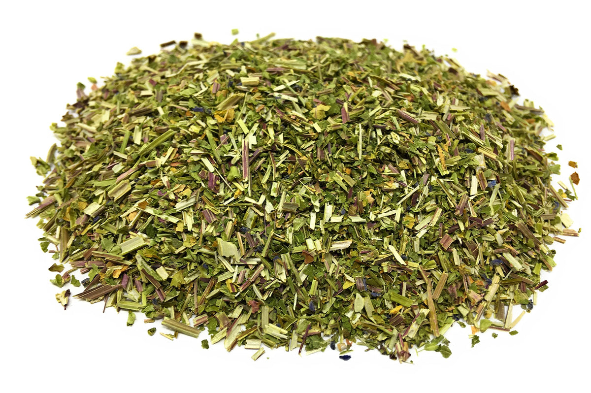 Skullcap Herb (Scutellaria lateriflora) - Cut & Dried Blue Skullcap from Germany for Loose Leaf Herbal Tea and Tea Blends