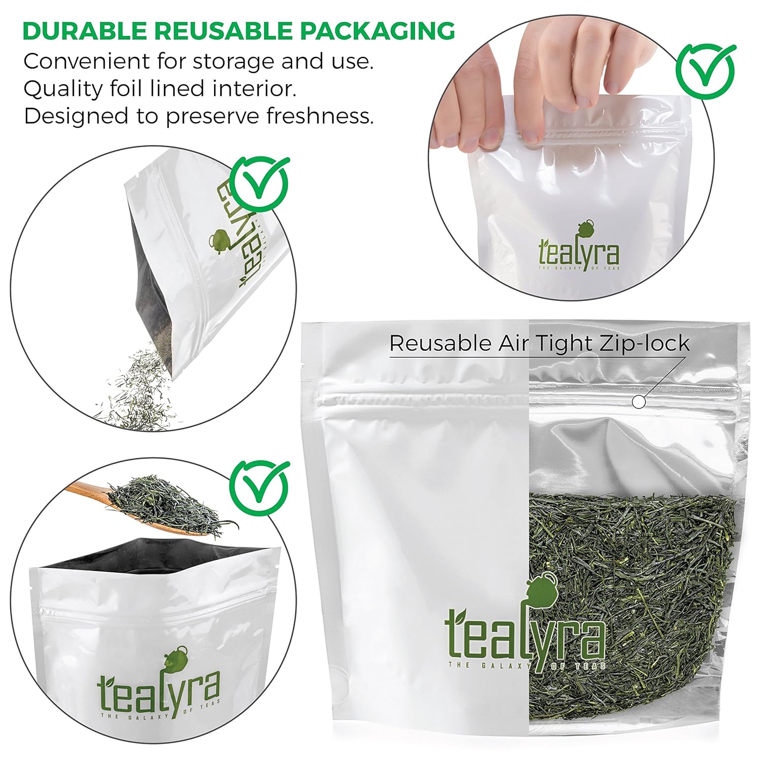 Tealyra - Gyokyro Shizuoka Japanese Green Tea - Finest Hand Picked Loose Leaf Tea - Highest Premium Tea - 200g (7-ounce)