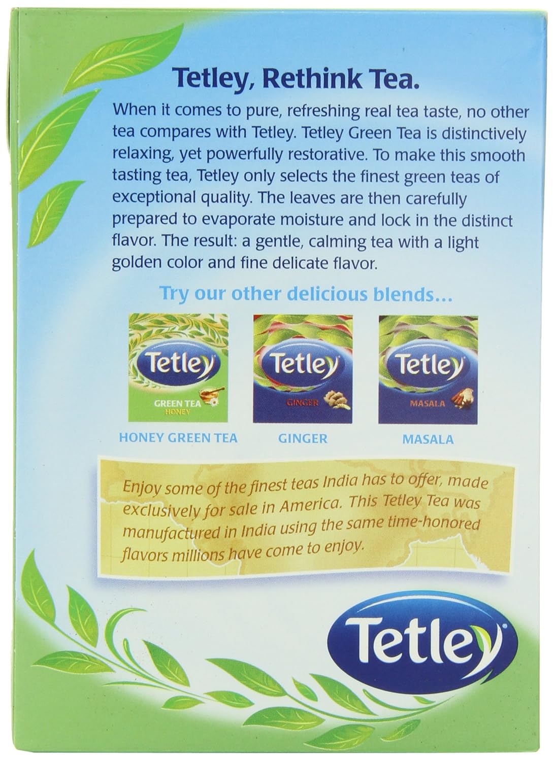 Tetley Green Tea, 72 Tea Bags