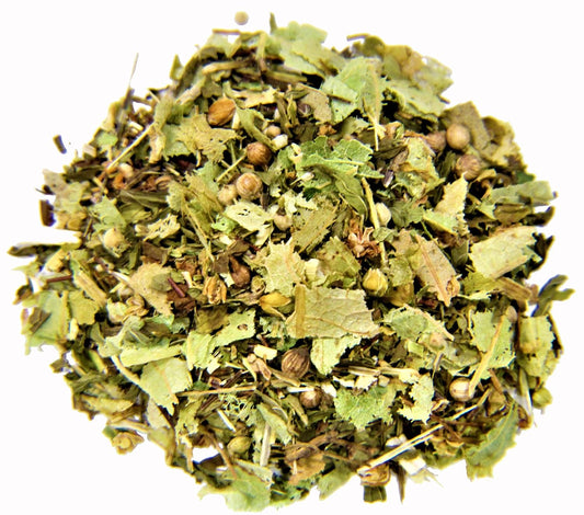 Nelson's Tea Mint Melange Spearmint Green Loose Leaf Tea, Sample 0.3 oz | Rooibos Herbal • Caffeine Free • Tea • Loose Leaf Tea • Mint Melange Spearmint Echinacea Green Loose Leaf Tea, 2 oz